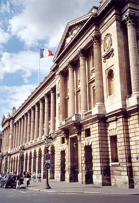 Place de la Concorde, Hôtel de la Marine