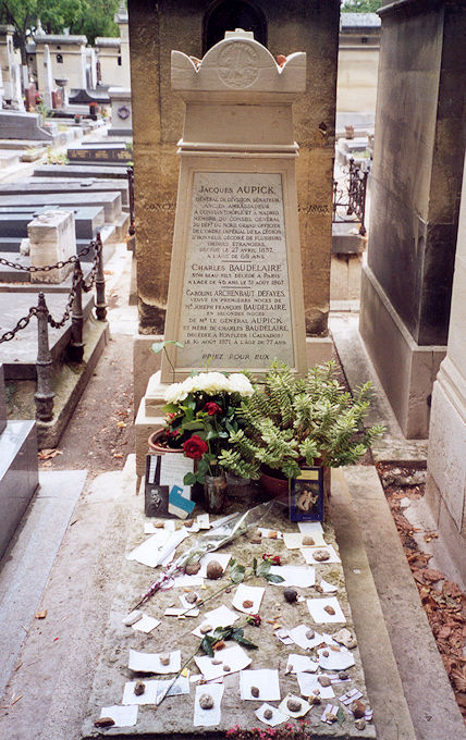 Charles Baudelaire's grave
