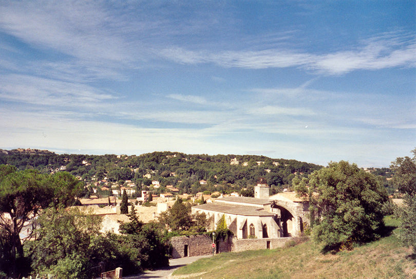 View with Chartreuse du Val de Bénédiction