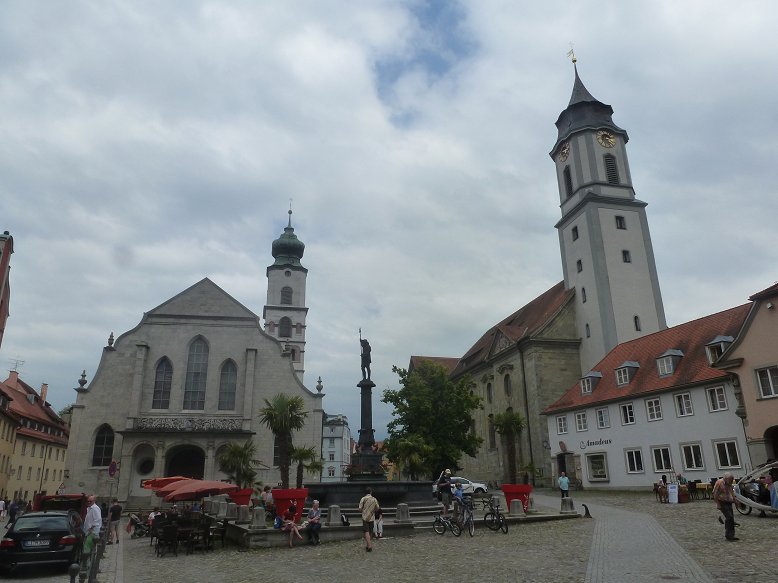 Marktplatz with Pfarrkirche St. Stephan & Münster Unserer Lieben Frau