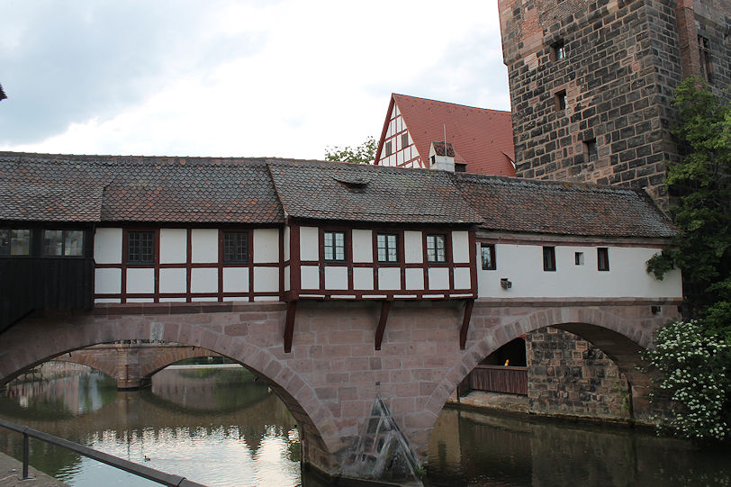 Henker-Brücke over the Pegnitz river