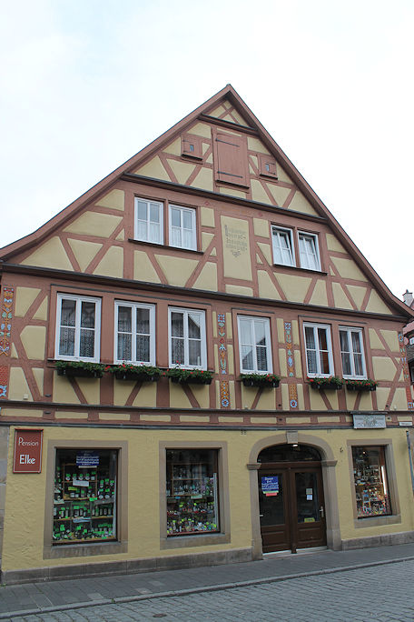 Half-timbered house on Rödergasse