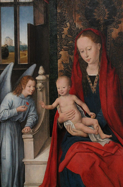 Hans Memling painting Virgin & Child