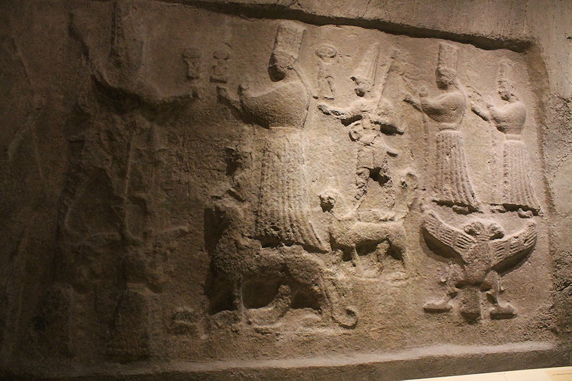 Rock carving in Yazilikaya, Hattusa
