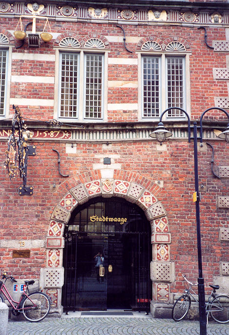 Stadtwaage door