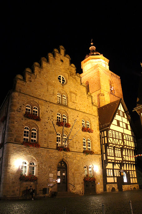 Marktplatz with Weinhaus & Walpurgiskirche tower
