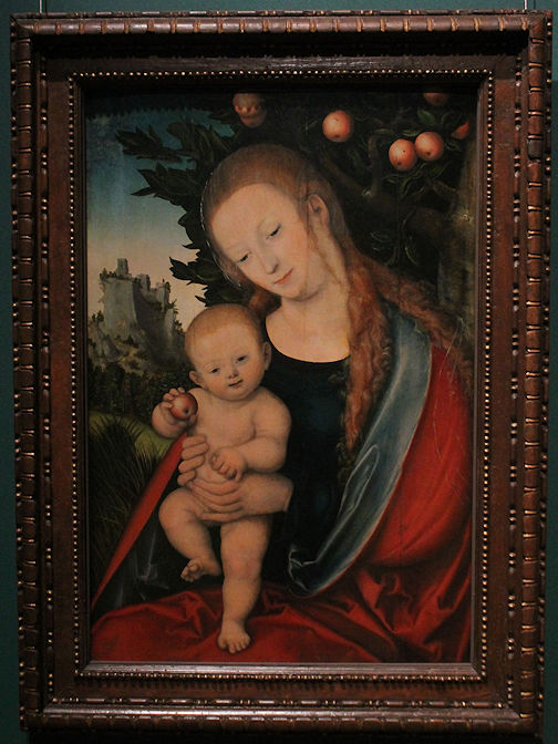 Virgin & Child, by Lucas Cranach I