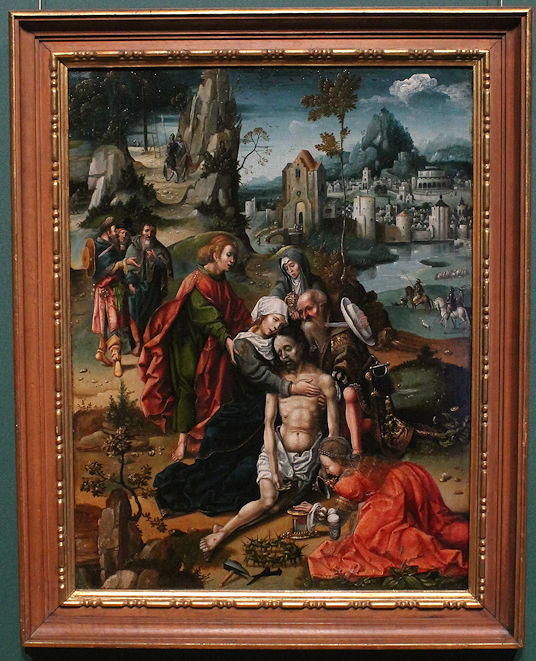 Lamentation of Christ, by Adriaen van Overbeke