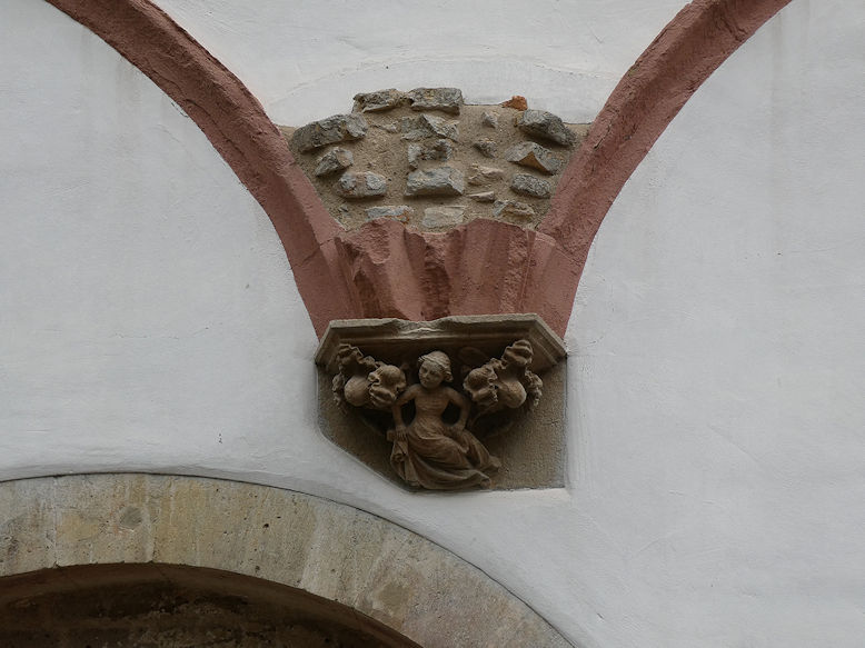 Abbey, cloister & chapter house, capital