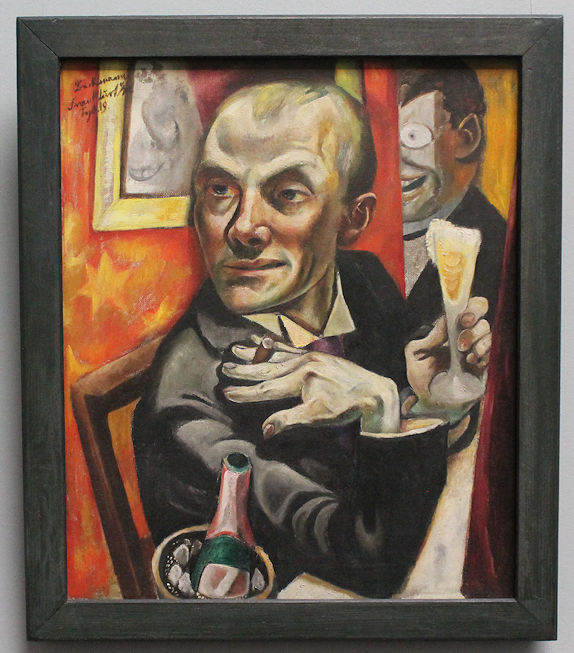 Max Beckmann self-portrait
