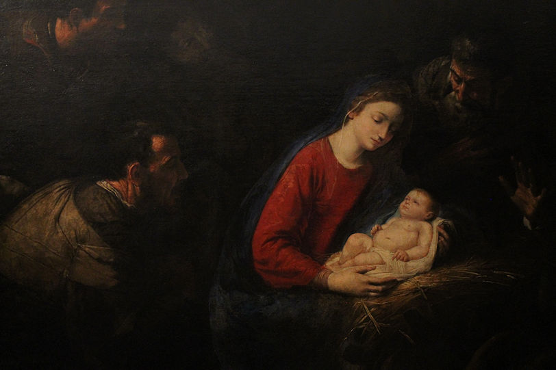 Adoration of the Shepherds, by José de Ribera (detail)