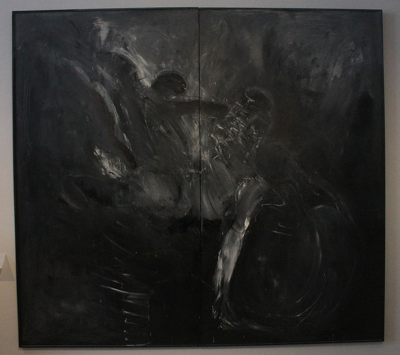 Jacob wrestling with the angel, by Herbert Falken