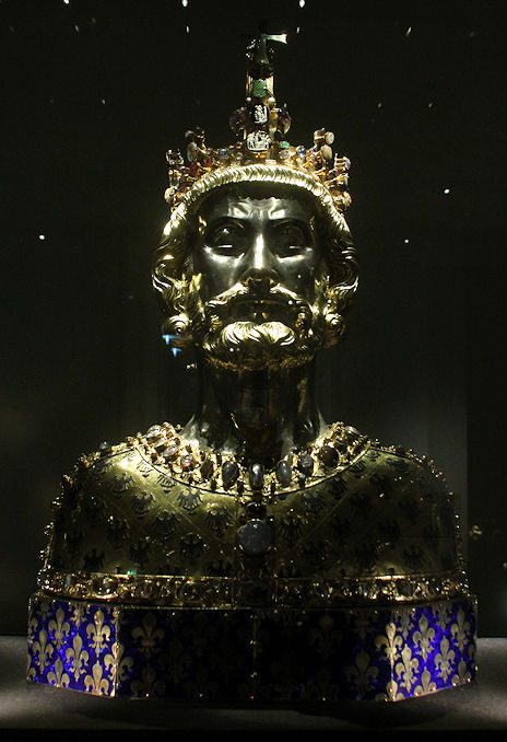Charlemagne bust-reliquary