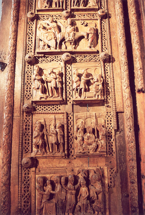 Basilika St. Maria im Kapitol Romanesque door