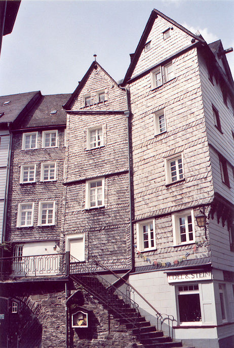 Typical houses on Laufenstraße