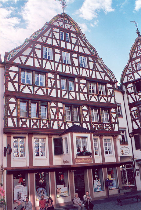 Half-timbered house on Markt