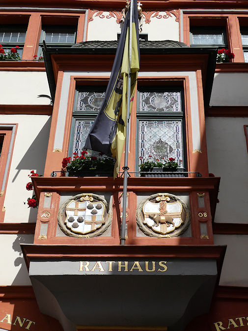 Rathaus, oriel window