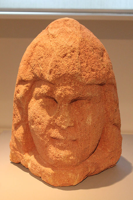 Ancient carved head