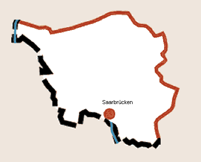 Saarland Map