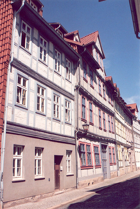 Half-timbered houses on Bakenstraße