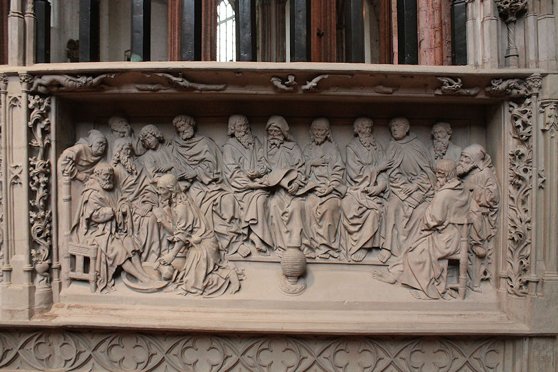 Marienkirche Washing of the Feet relief