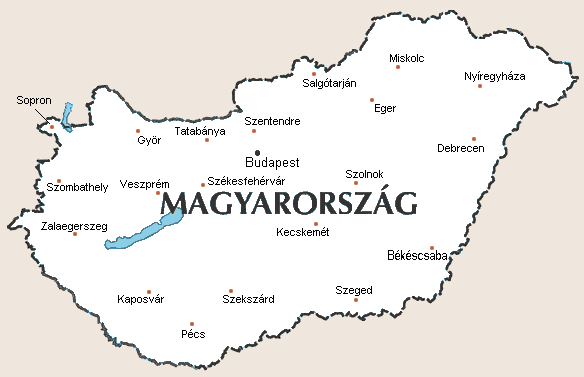 Hungary Map