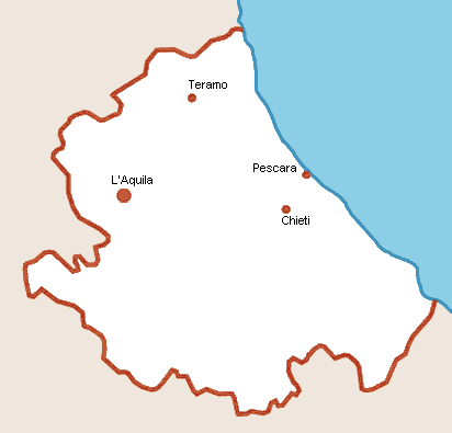 Abruzzo Map