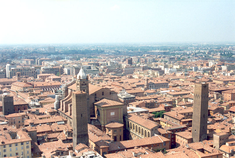 Panoramic view with San Pietro