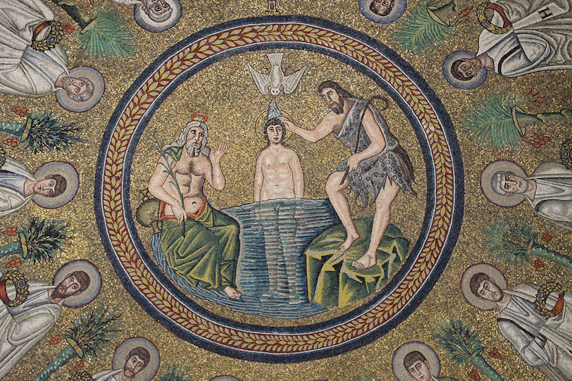 Battistero degli Ariani cupola mosaics