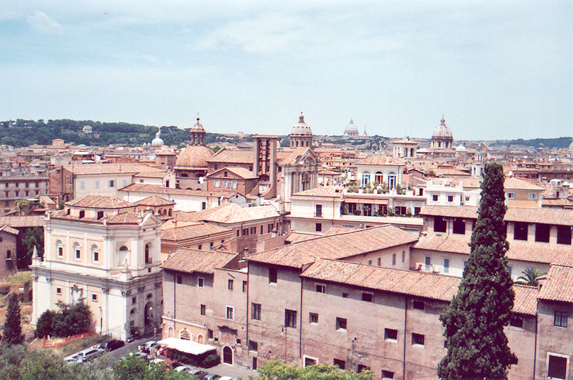 Panoramic view from Campidoglio