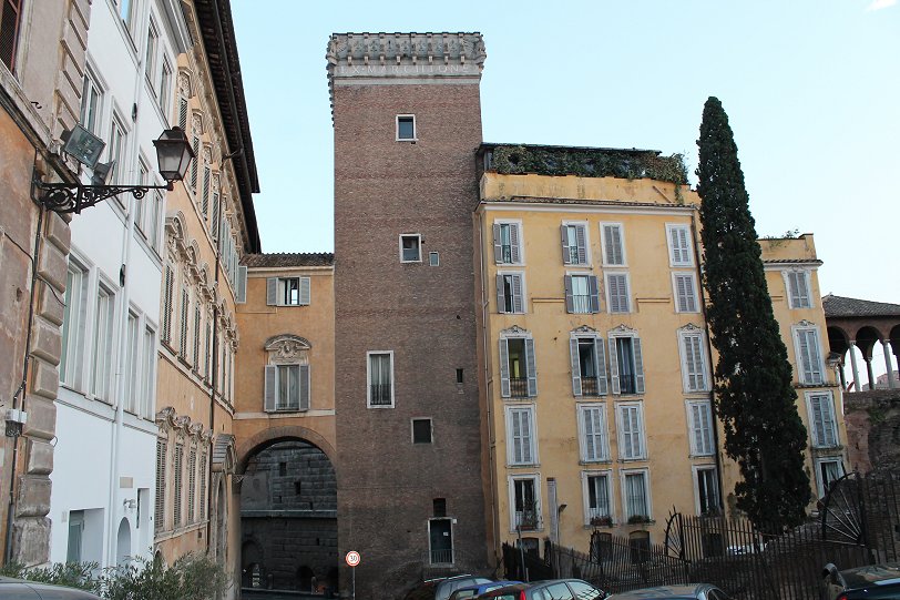 Salita del Grillo with Palazzo del Grillo