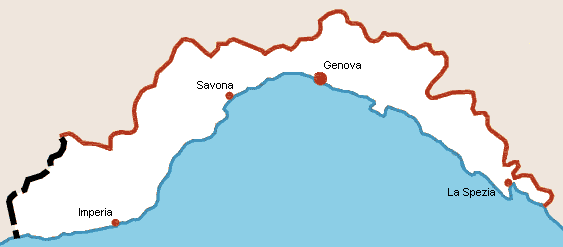 Liguria Map