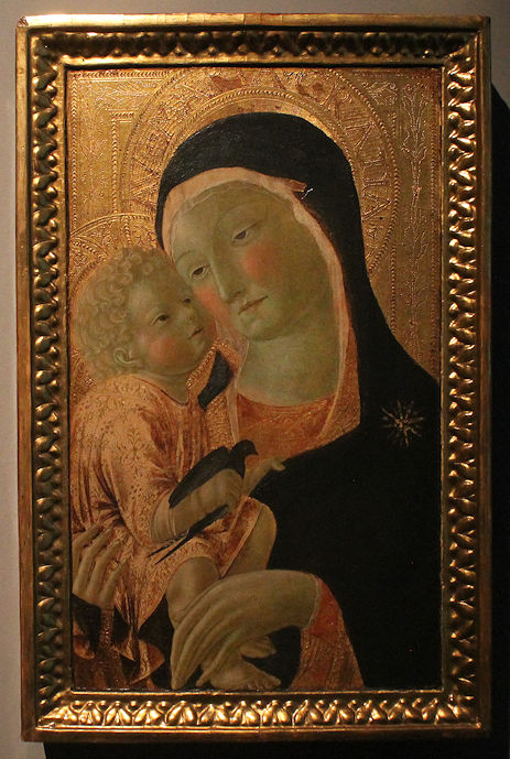 A Neroccio di Bartolomeo de' Landi painting, Virgin & Child