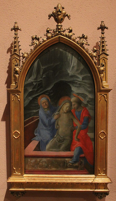 A Filippo Lippi painting, Pietà