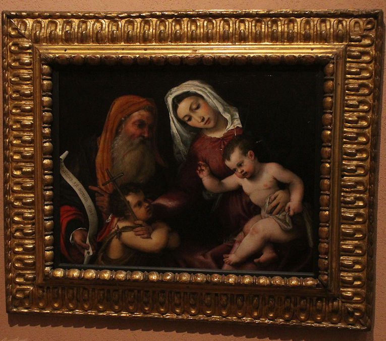 A Lorenzo Lotto painting, Virgin & Child