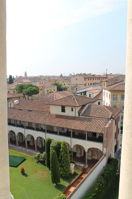 Former Chapter House viewed from Leaning Tower