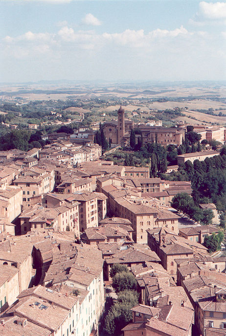 Panoramic view from Torre del Mangia