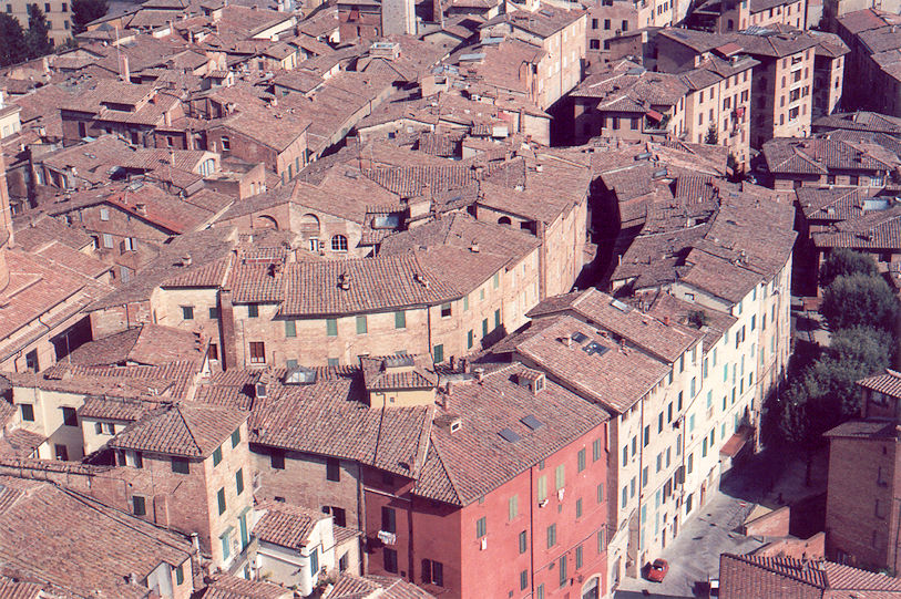 Panoramic view from Torre del Mangia