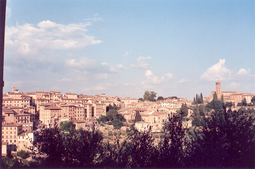 Panoramic view from Via di Fontanella