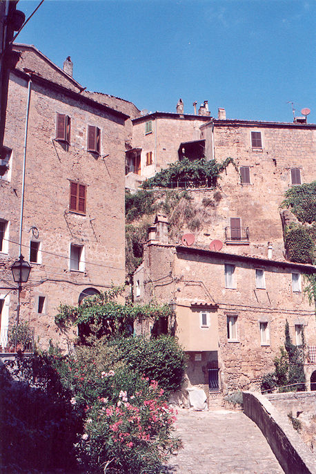 Houses at the foot of Masso Leopoldino
