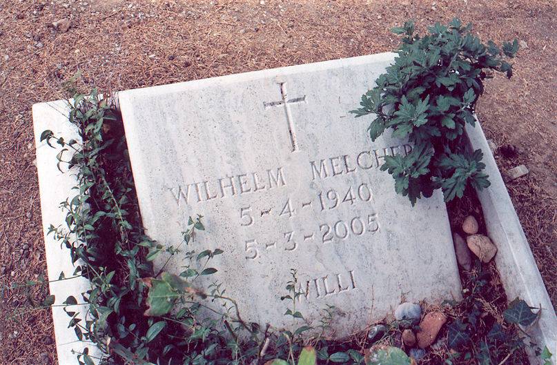 Wilhelm Melcher's grave