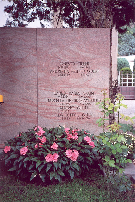 Carlo Maria Giulini's grave