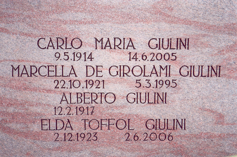 Carlo Maria Giulini's grave