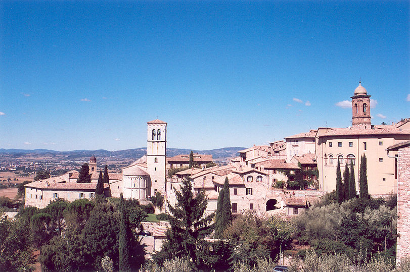 Panoramic view with Chiesa di Santa Maria Maggiore