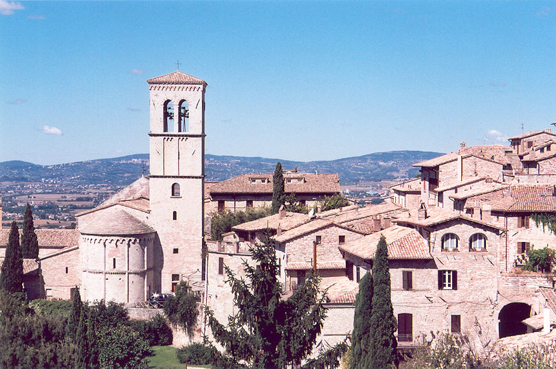 Panoramic view with Chiesa di Santa Maria Maggiore