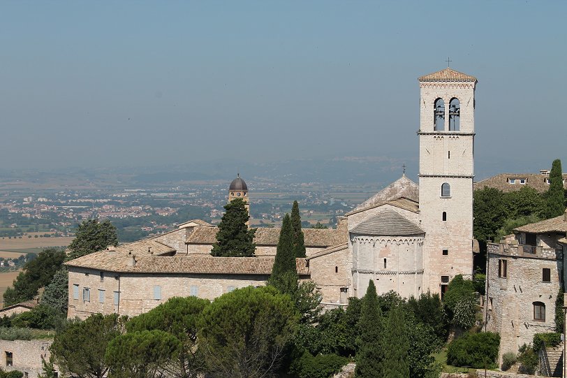 Panoramic view with Santa Maria Maggiore Church
