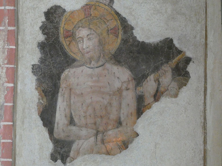 Chiesa degli Eremitani, fresco with Christ