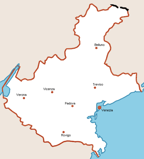Veneto Map