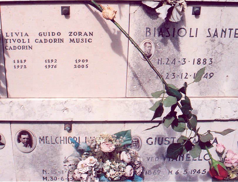 Zoran Mušič's grave