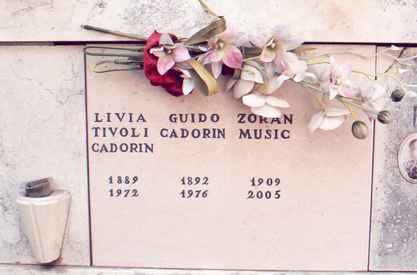 Zoran Mušič's grave